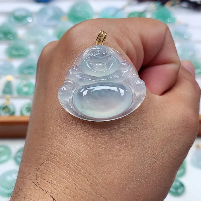 【闪购商品】吊坠(赠链)18K金镶嵌翡翠