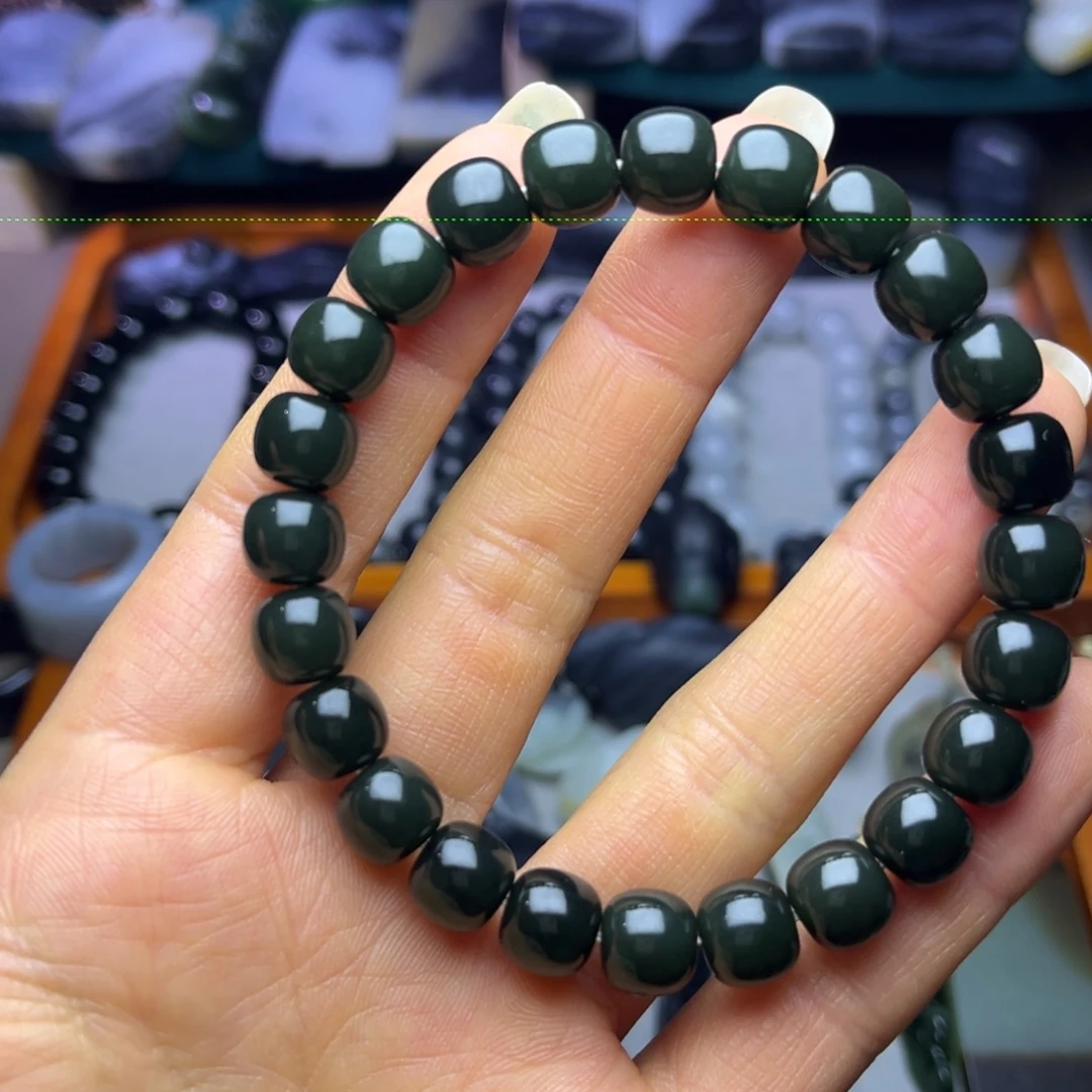 和田玉未镶嵌手串