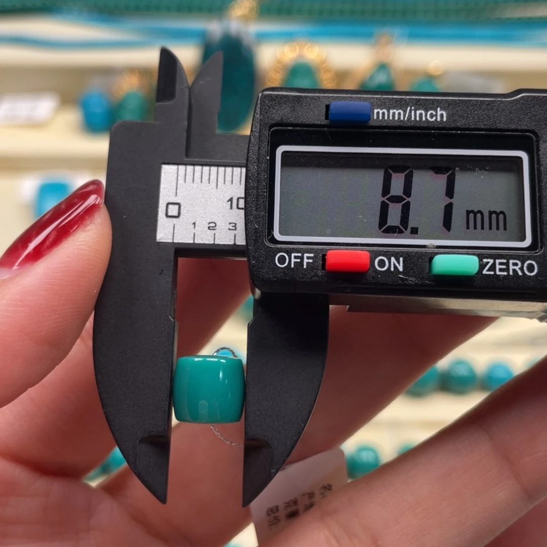 未镶嵌绿松石珠宝奇石直切