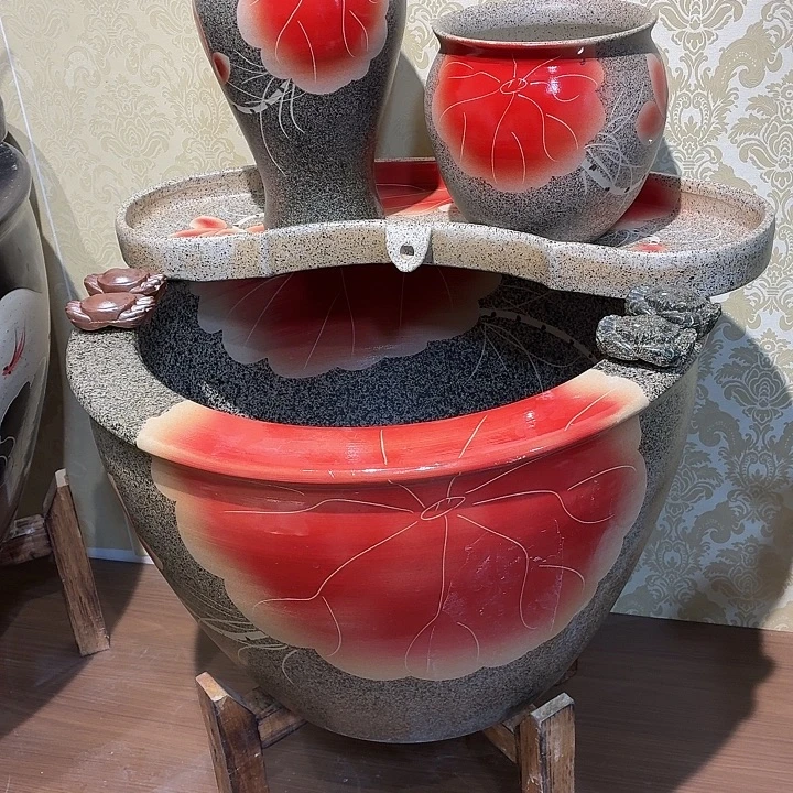 景德镇陶瓷鱼缸50口径