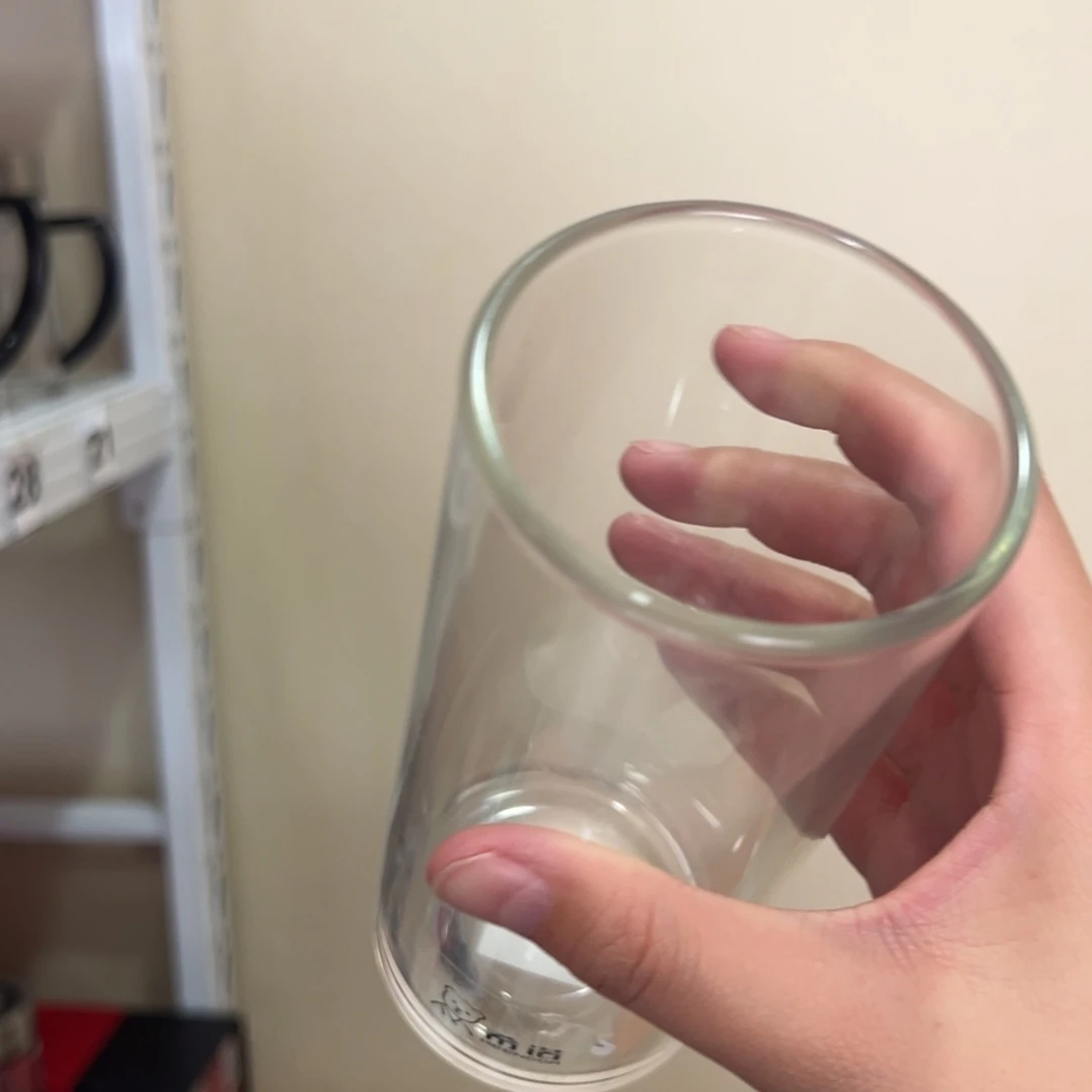 牛奶杯445毫升升高硼硅茶杯