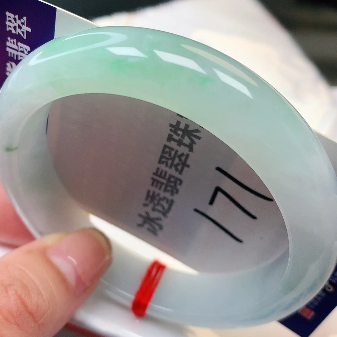 未镶嵌手镯翡翠缅甸纯天然A货翡翠冰胶飘绿171号