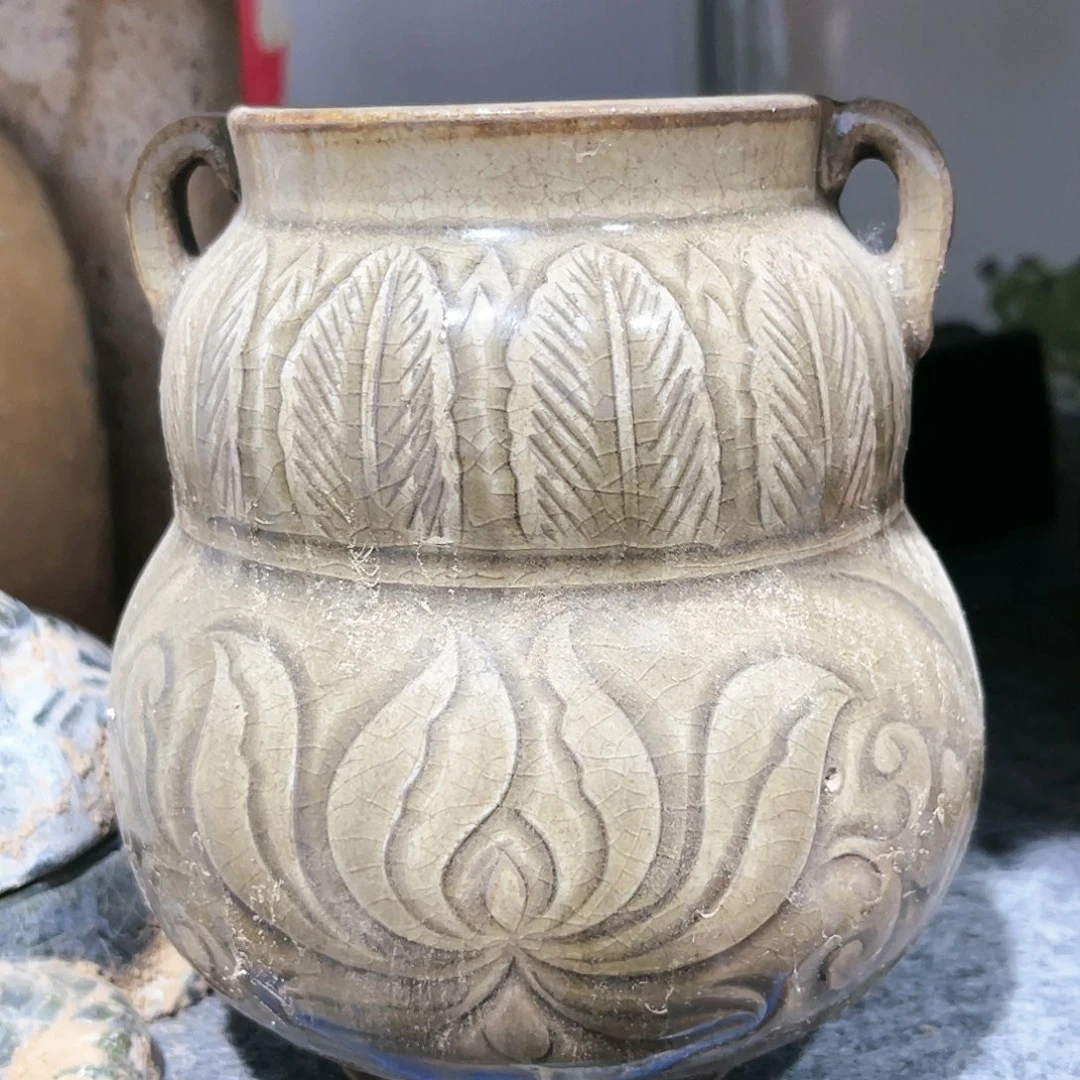 瓦当摆件摆件茶的茶包