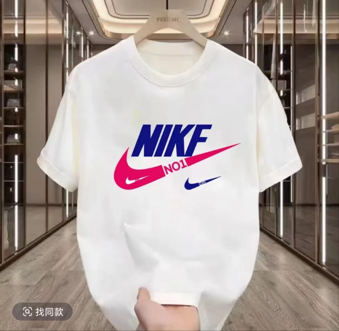 【一折粉丝福利】夏季男女同款百搭时尚潮牌短袖T恤