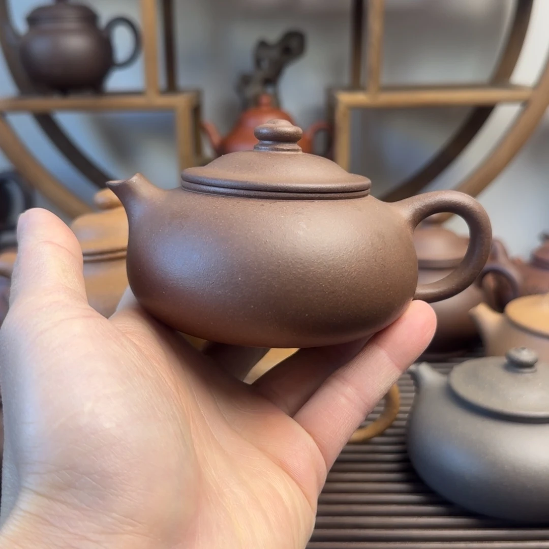 茶壶紫砂寒江230cc台西嫩底槽清