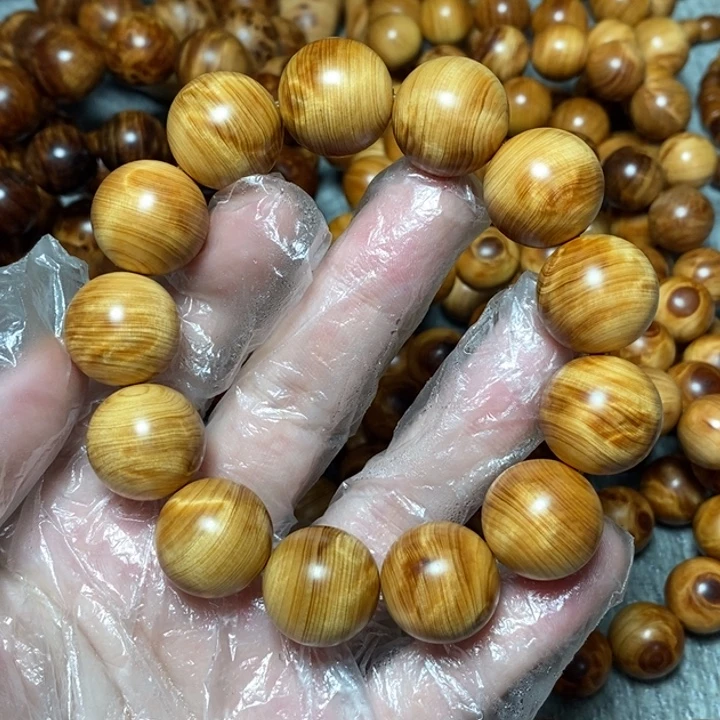 柏木（崖柏）太行崖柏1.8鸡油黄纯龙胆蚕丝纹