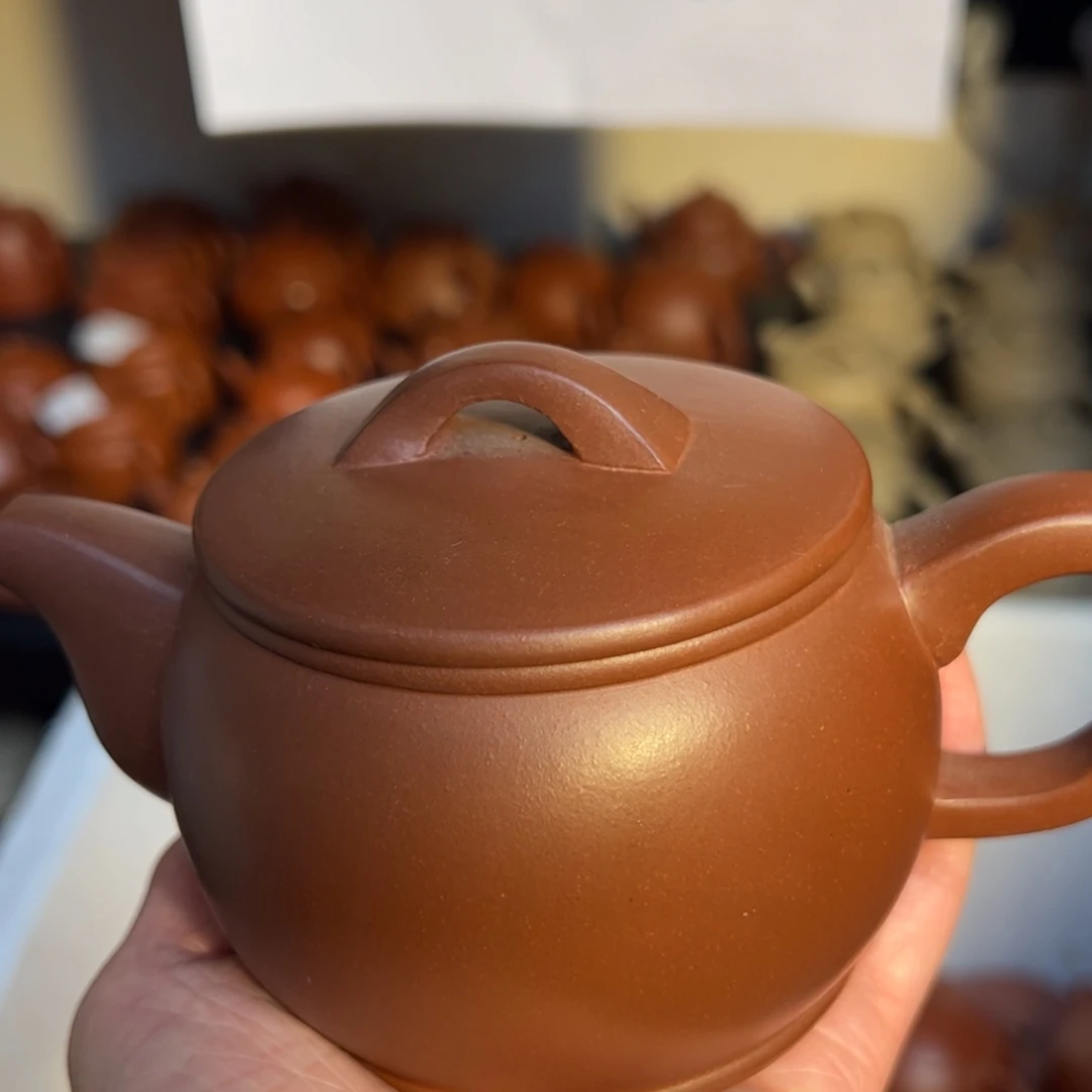 紫砂茶壶宜兴紫砂壶红皮龙