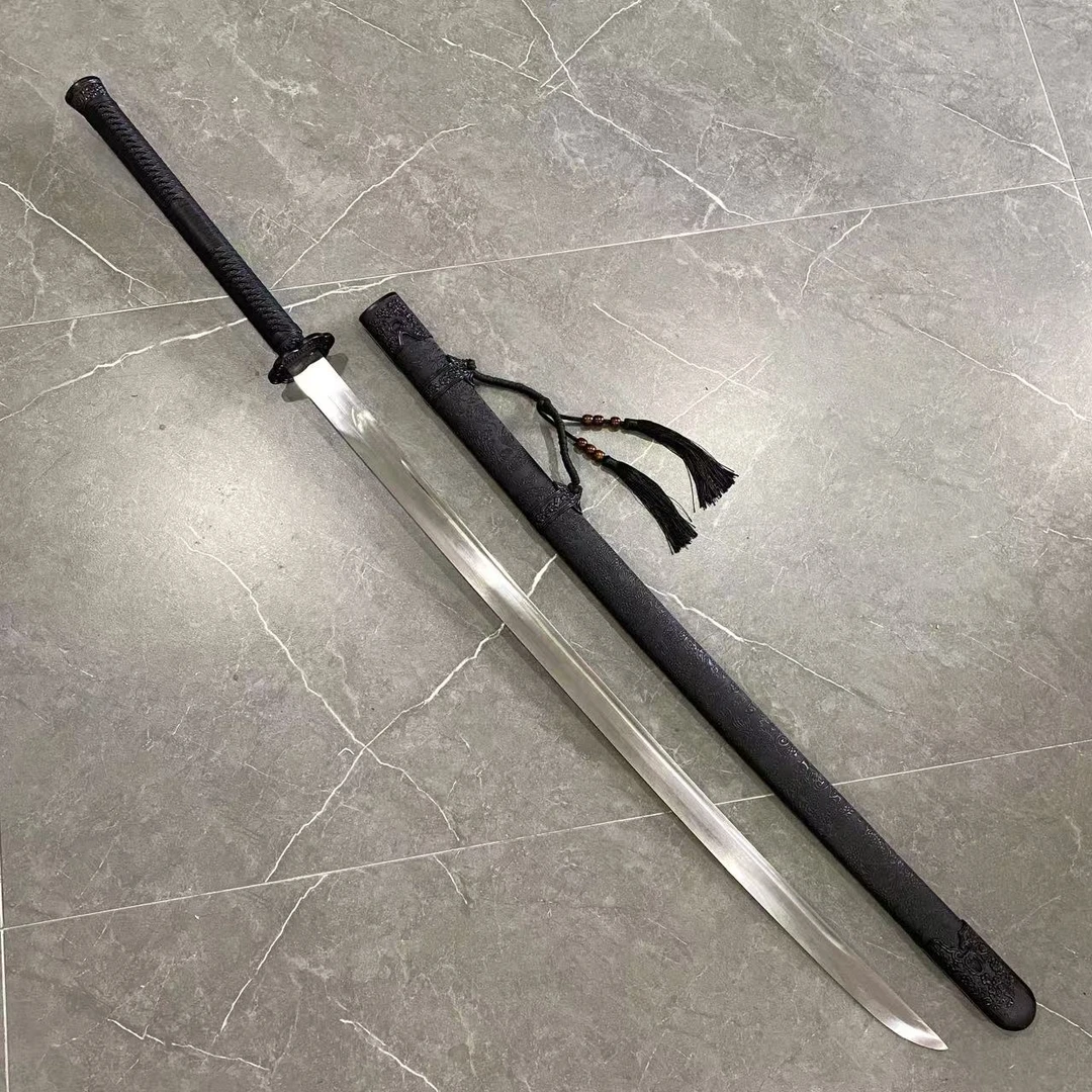 【永夜苗刀】冷兵器刀剑一体龙泉八面汉剑收藏送礼摆件未开刃