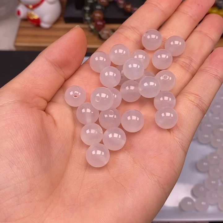 未镶嵌卡10白玛瑙100个玛瑙/玉髓