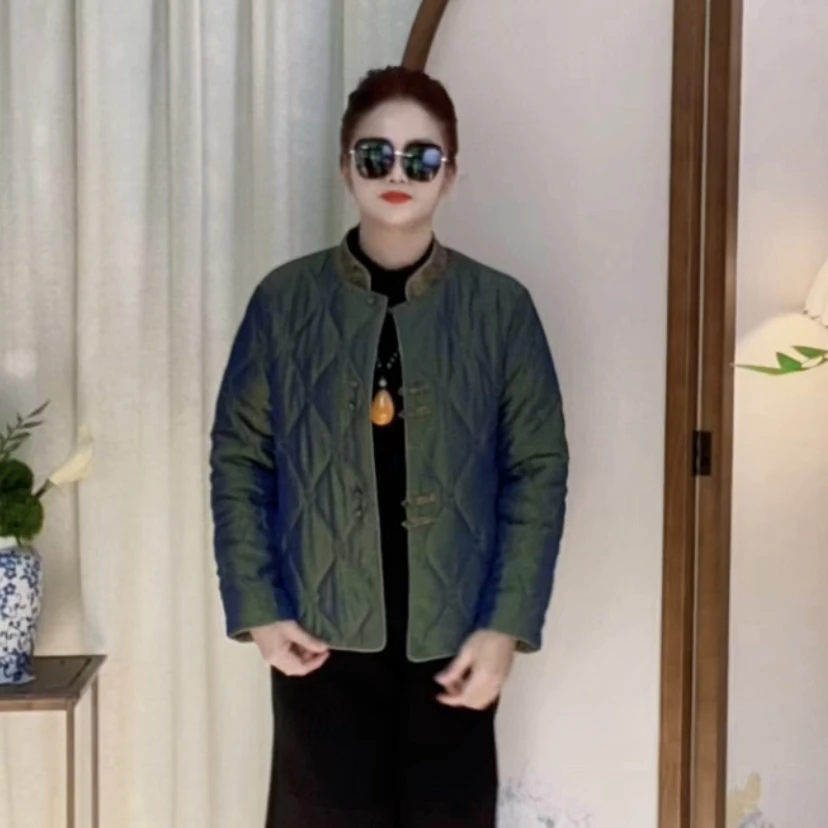 秋冬夹层羊驼绒短款外套094