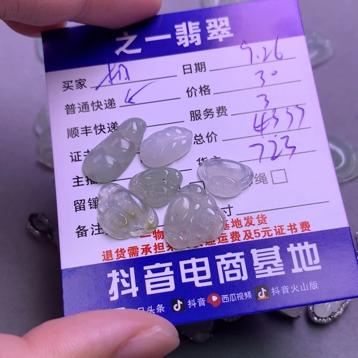 颈饰未镶嵌翡翠相**命