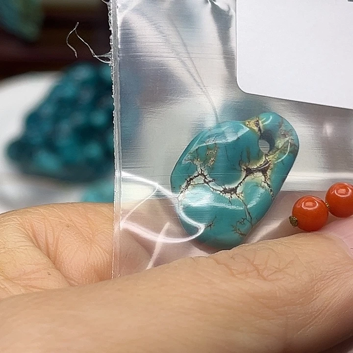 福***豆玛瑙/玉髓未镶嵌颈饰