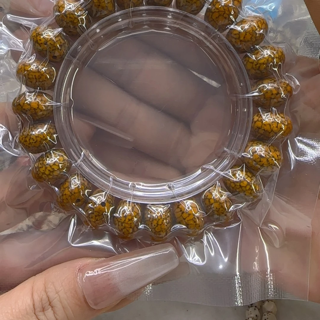 星月菩提手串46哈哈开片星月菩提1.4苹果单圈