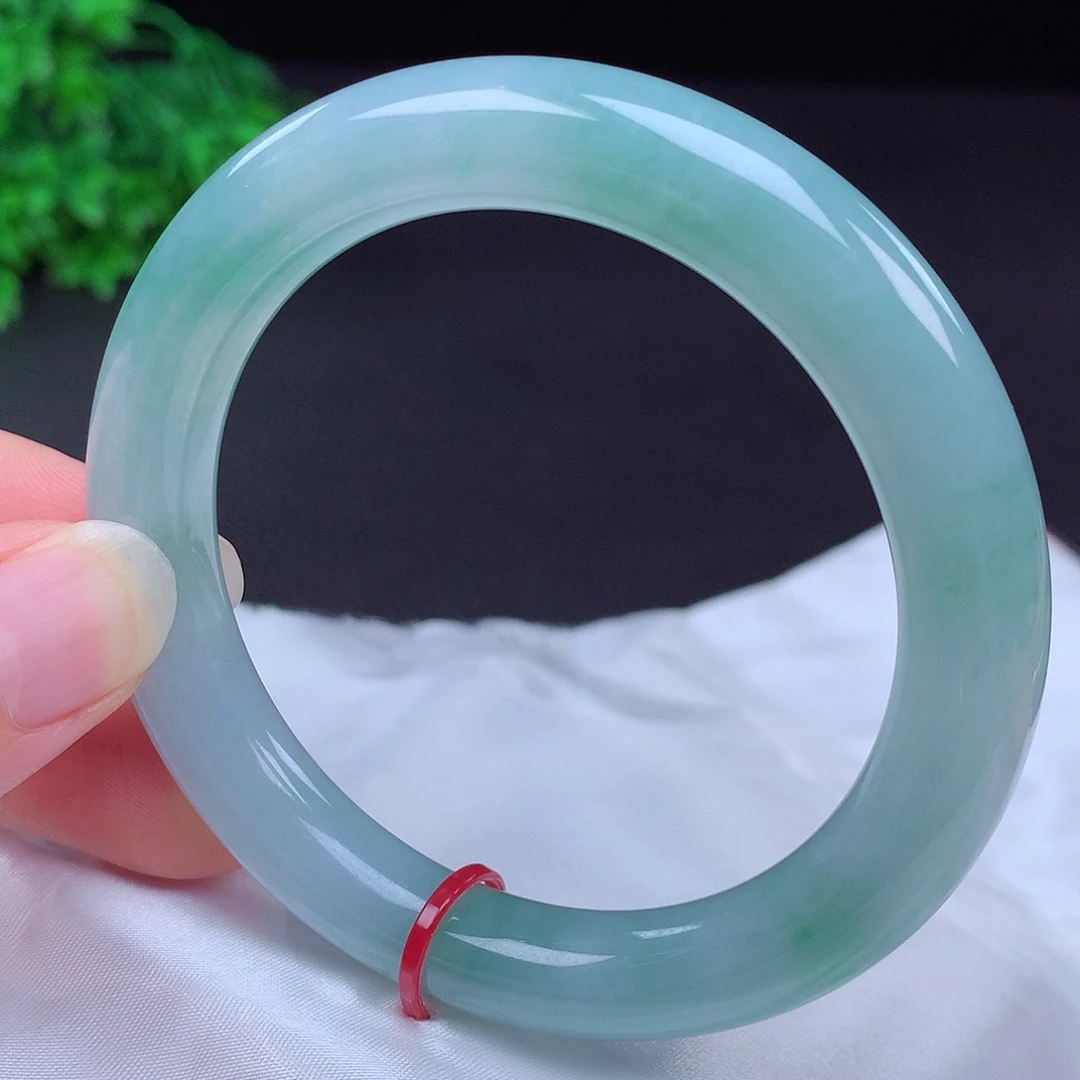 翡翠未镶嵌手镯55圈口432701