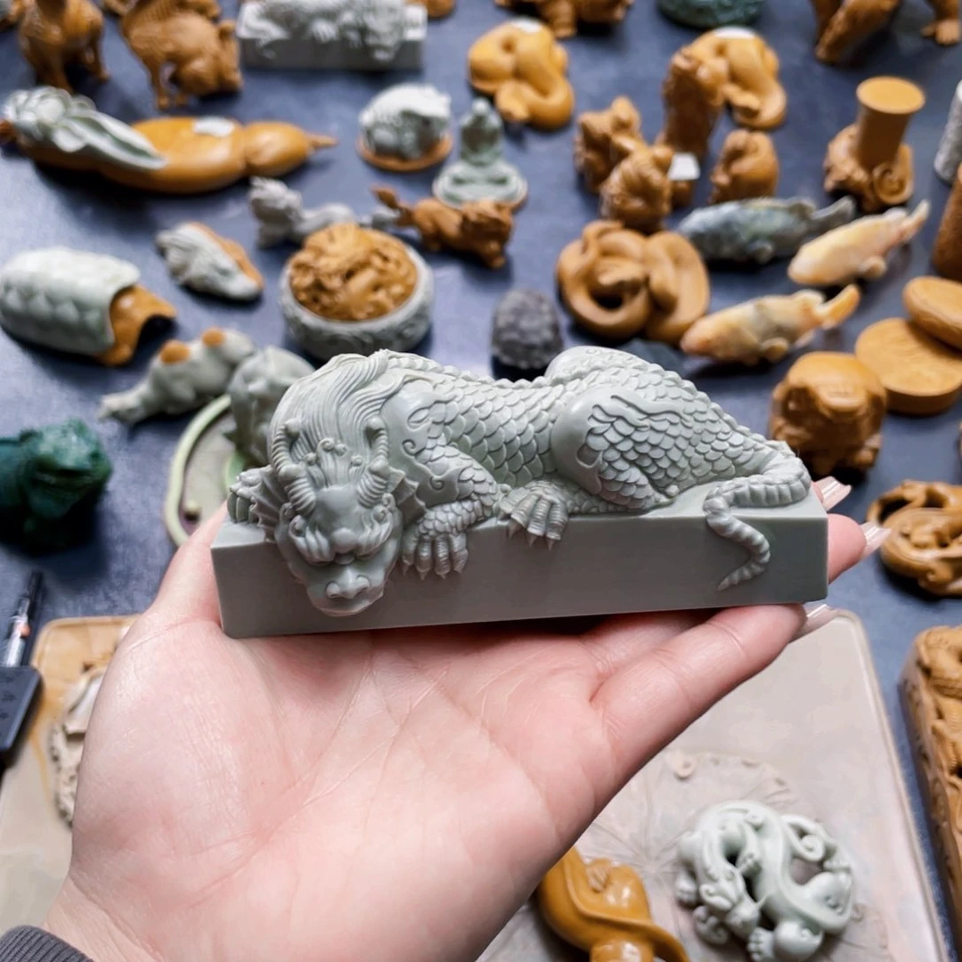 镇水兽手工雕刻工艺