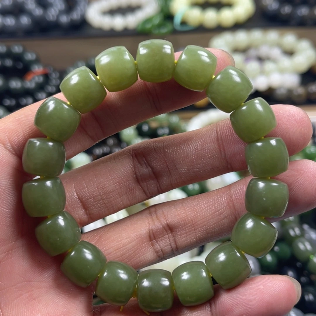 和田玉手串未镶嵌