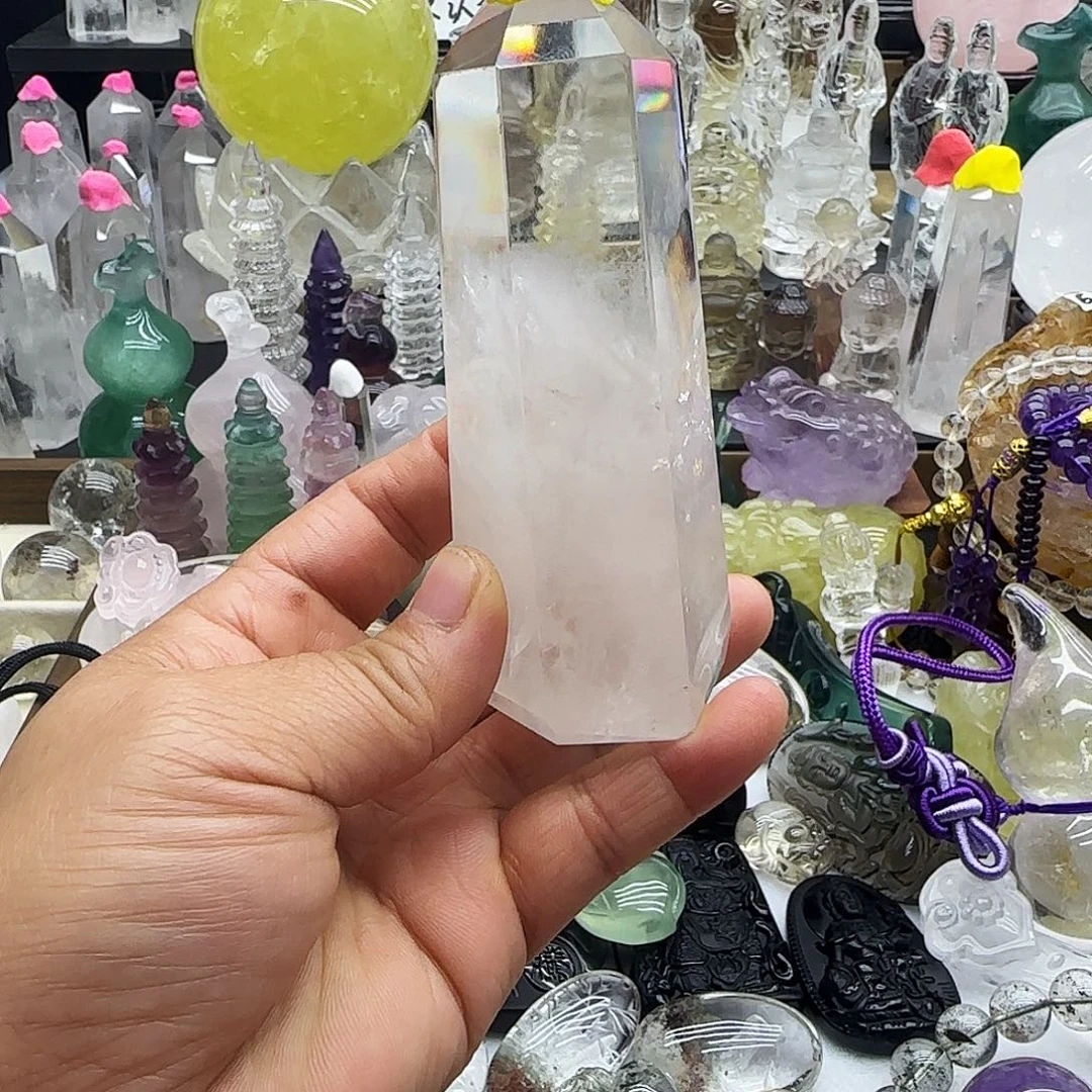 水晶未镶嵌车挂摆件