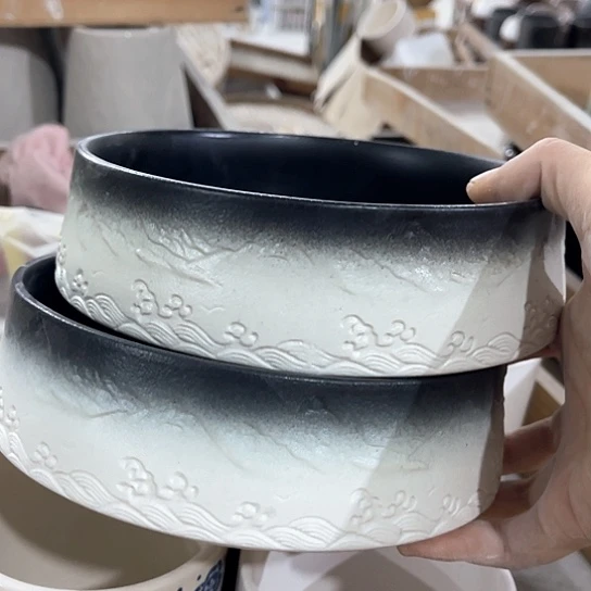 多肉绿植陶瓷花盆9.9包邮，有孔