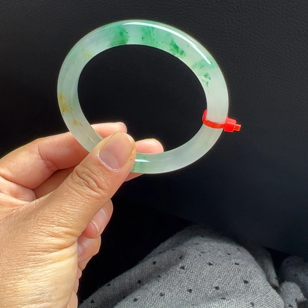 石英质玉未镶嵌手镯非洲翠5354