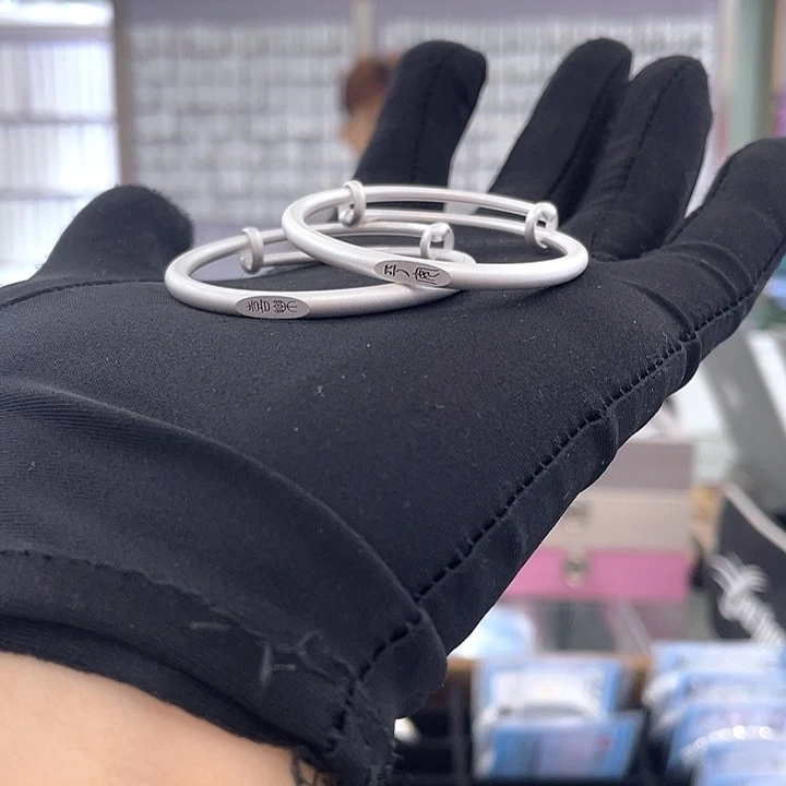 足银宝宝手镯足银