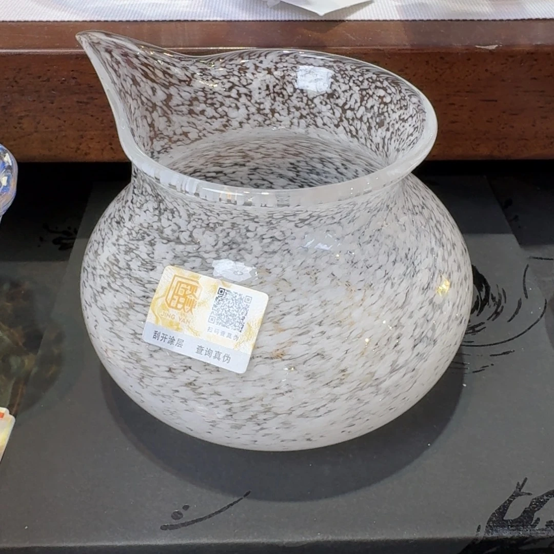 小****钢化玻璃晶焱雪绒矮墩墩