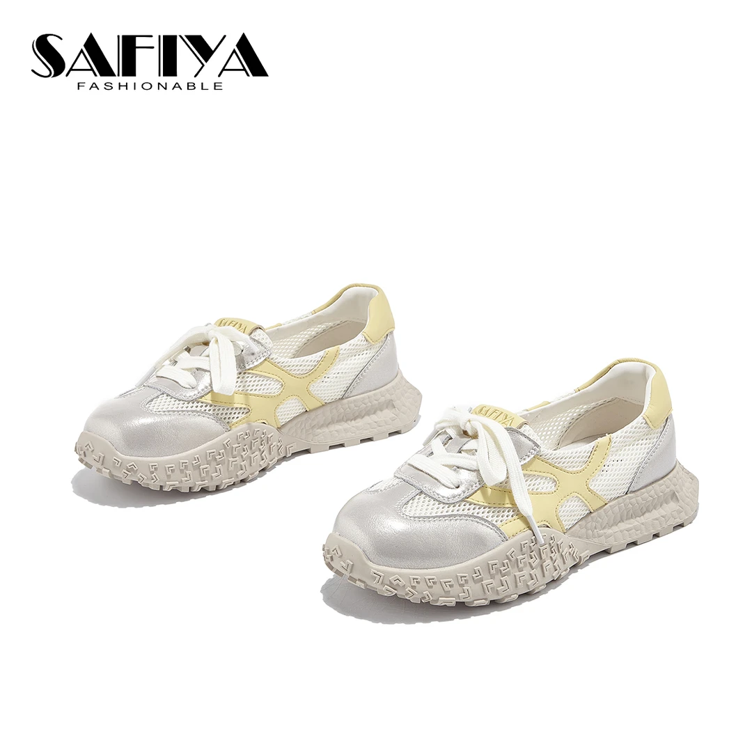 索菲娅Safiya2025夏季新款时尚舒适透气轻便运动鞋女SFD2112A09