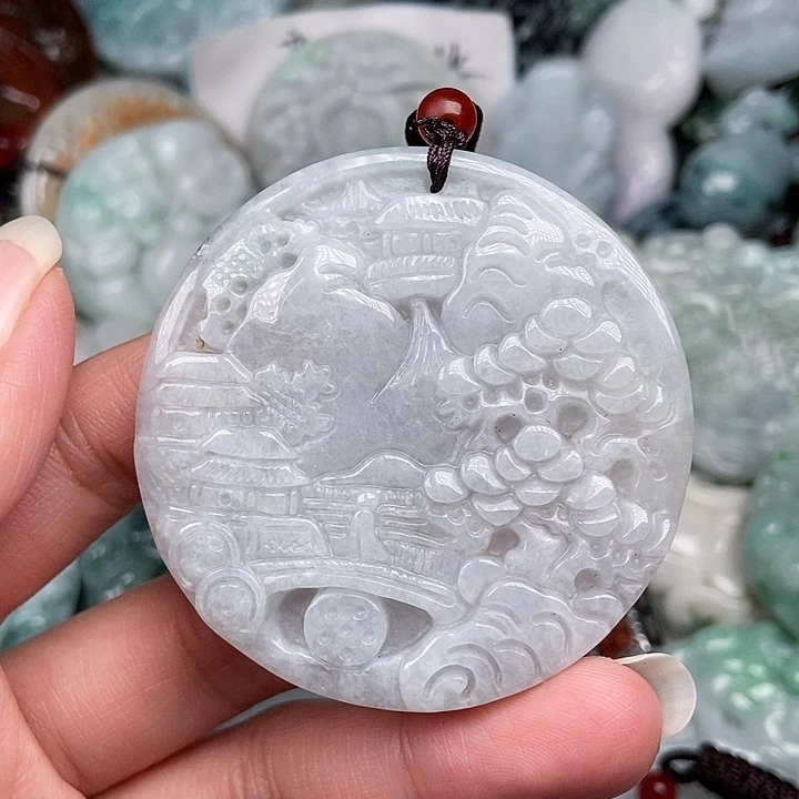 颈饰未镶嵌翡翠翡翠