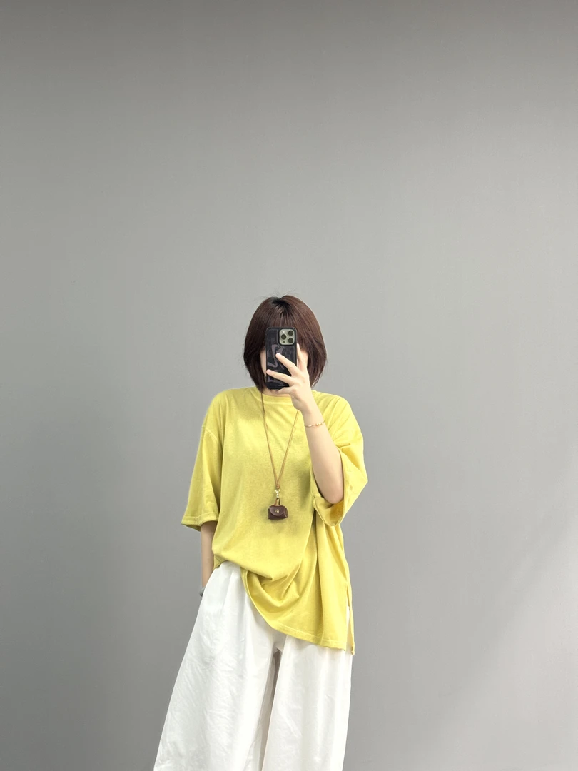 【夏款百搭T恤】套头宽松休闲百搭时尚减龄简约圆领