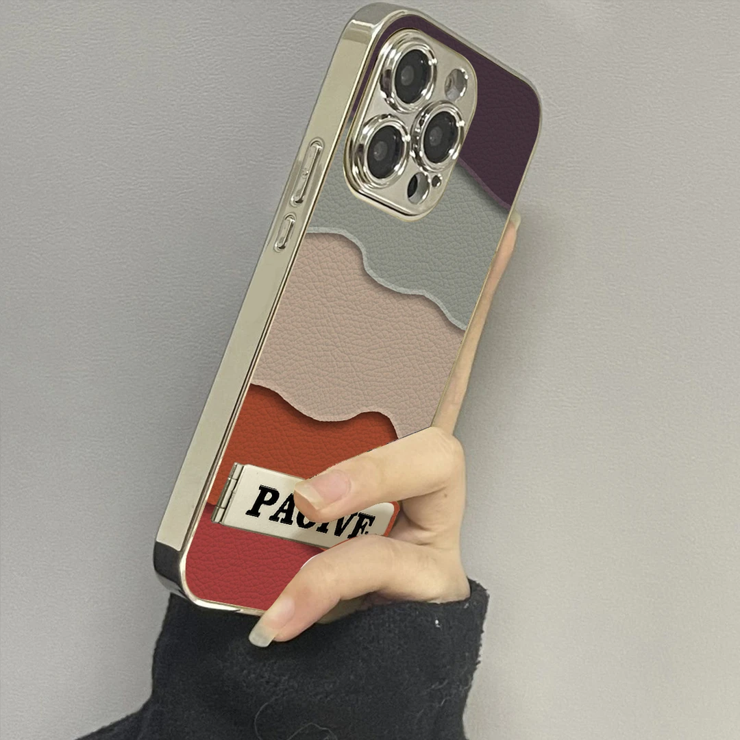 彩色波浪适用苹果16ProMax手机壳iPhone华为OPPO小米vivo贴皮套