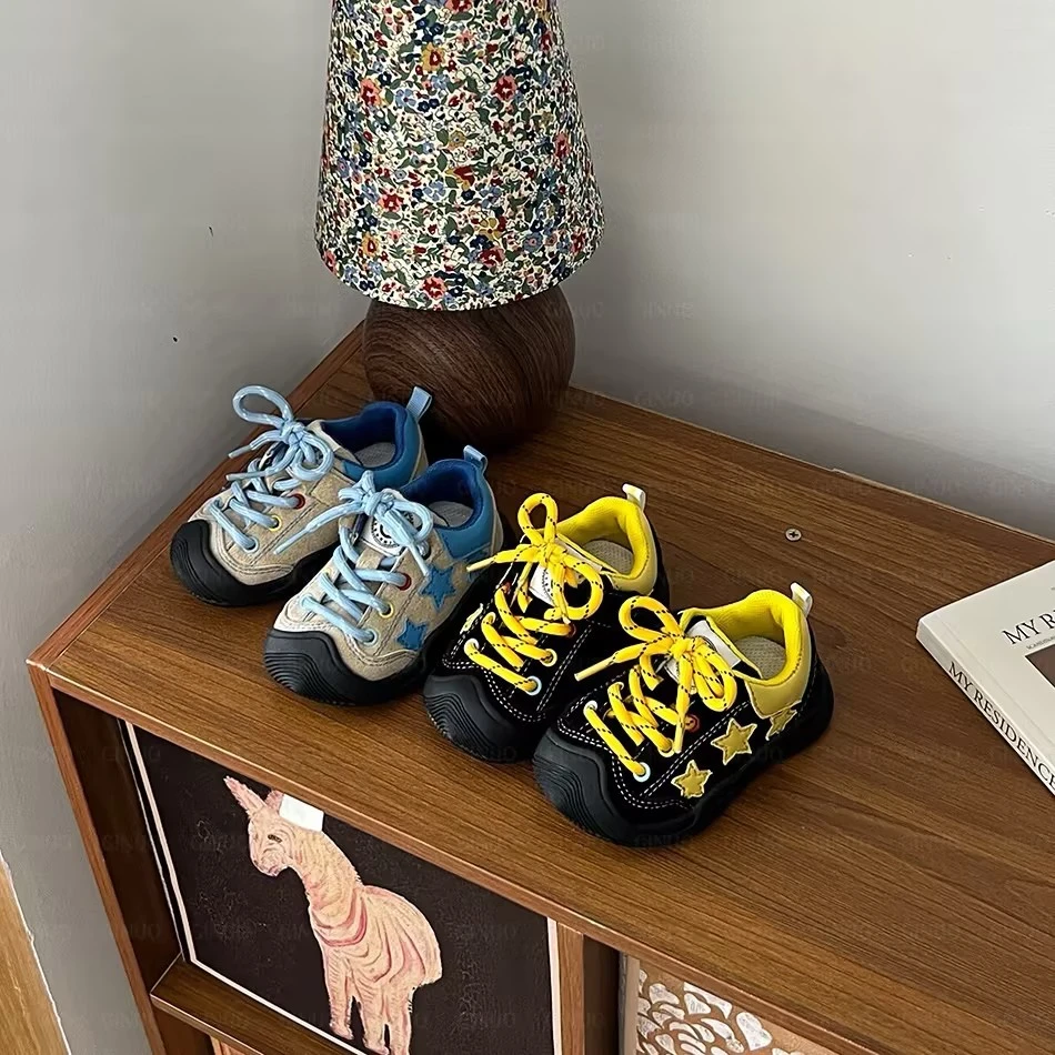 Gina秋季单鞋运动儿童男女童时尚秋季透气软底防滑小童0855