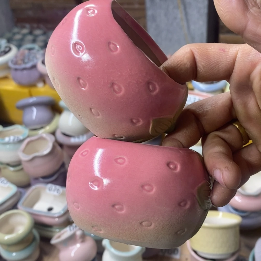 红陶微瑕花盆满12包邮