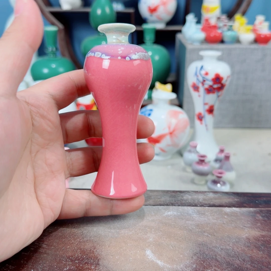 陶瓷手工小花器摆件