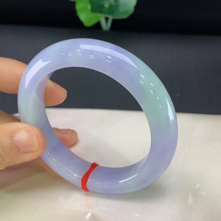 翡翠未镶嵌手镯正圈53