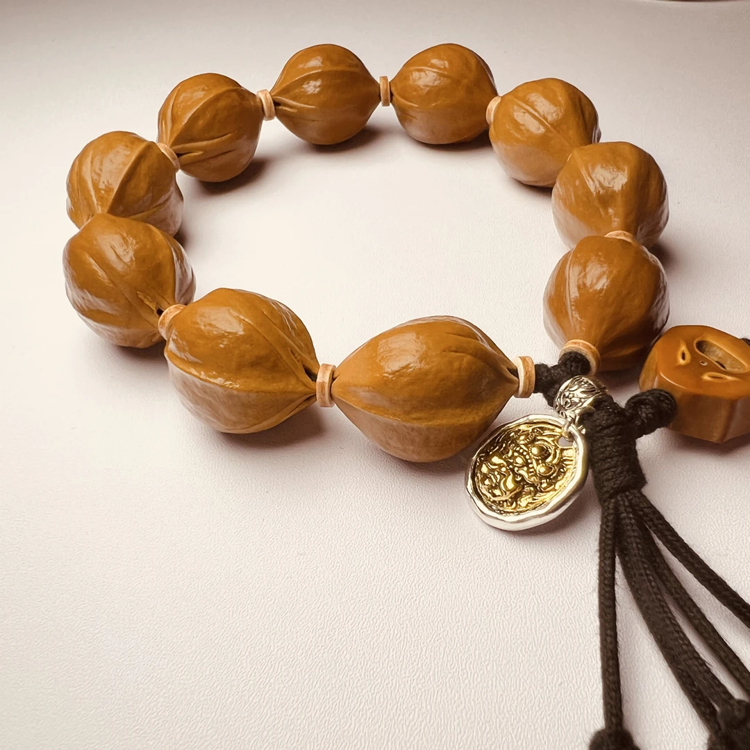 发财梅林铁核20x28（9颗）鲨鱼背橄榄核去霜款