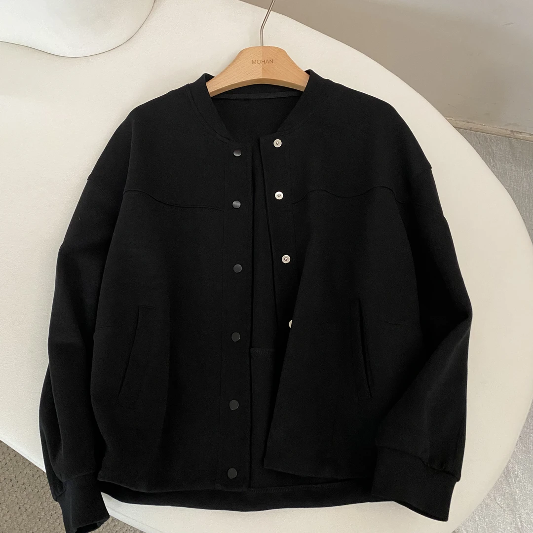 【墨涵精选】新款女士洋气时尚减龄显瘦休闲外套225