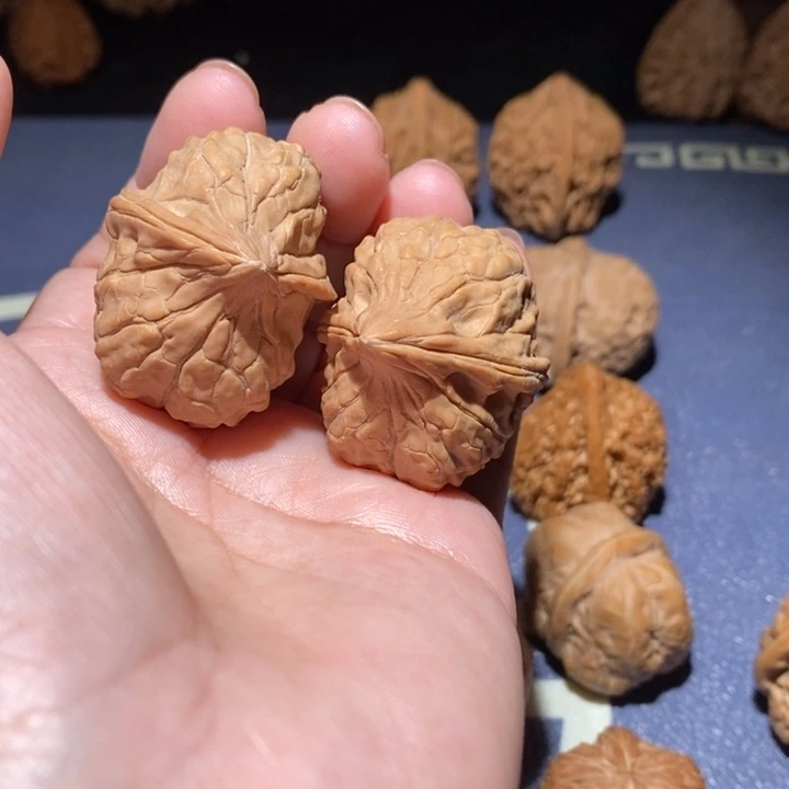 吊坠文玩核桃龟甲文半壁