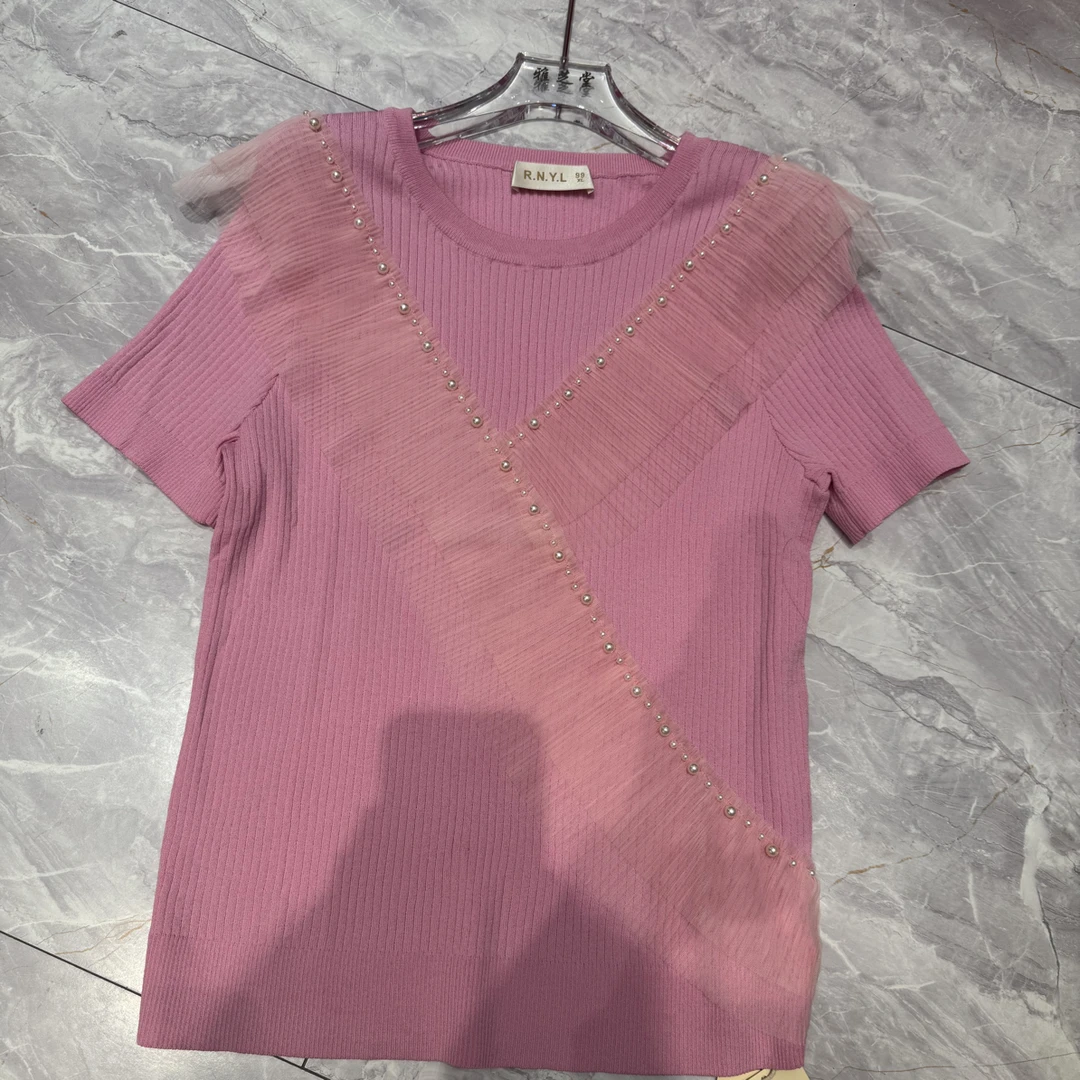 芮娜依莲9181 高品质面料初秋款大码女装上衣