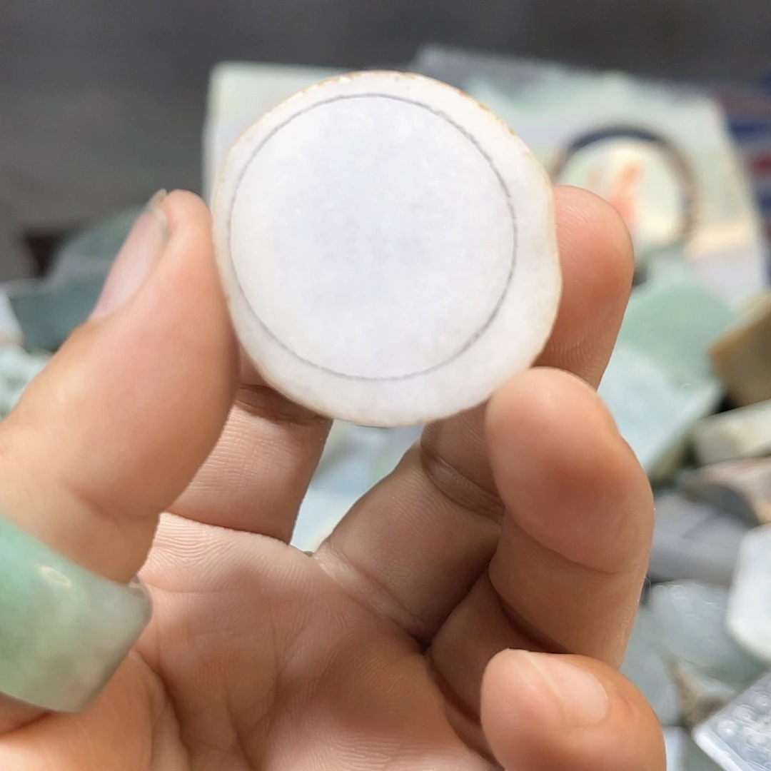 未镶嵌挂件翡翠翡翠平安扣包工天热翡翠