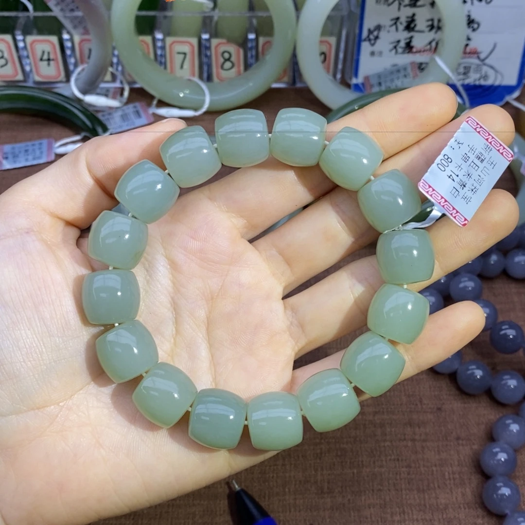 未镶嵌手串和田玉卡14