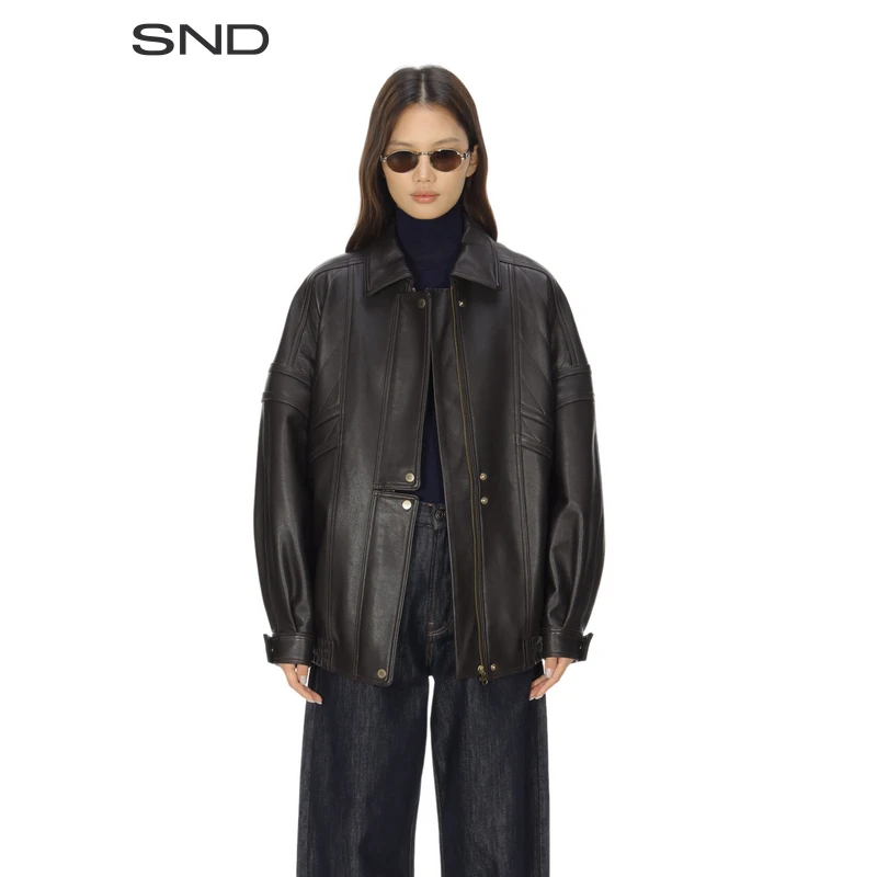 【NIAPARKA 设计师品牌】SND AW25 拼接皮衣