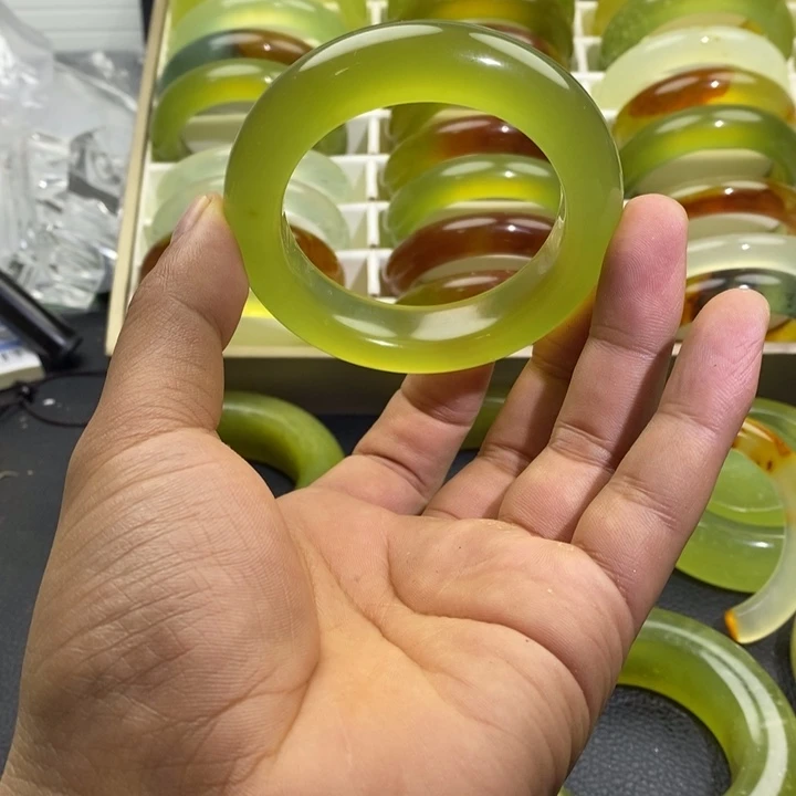 蛇纹石玉合金手镯54