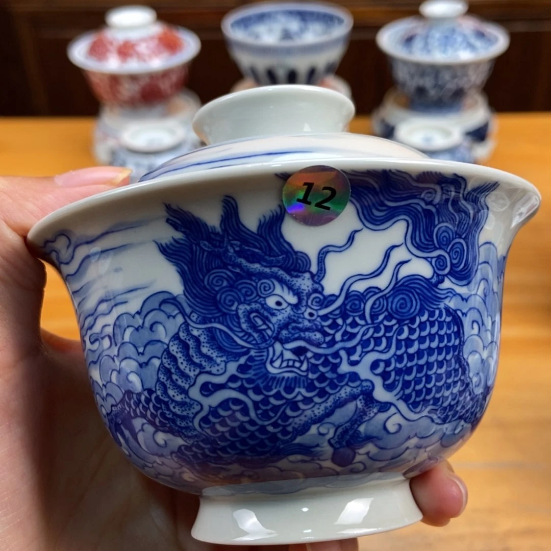 手绘现代茶具非古董