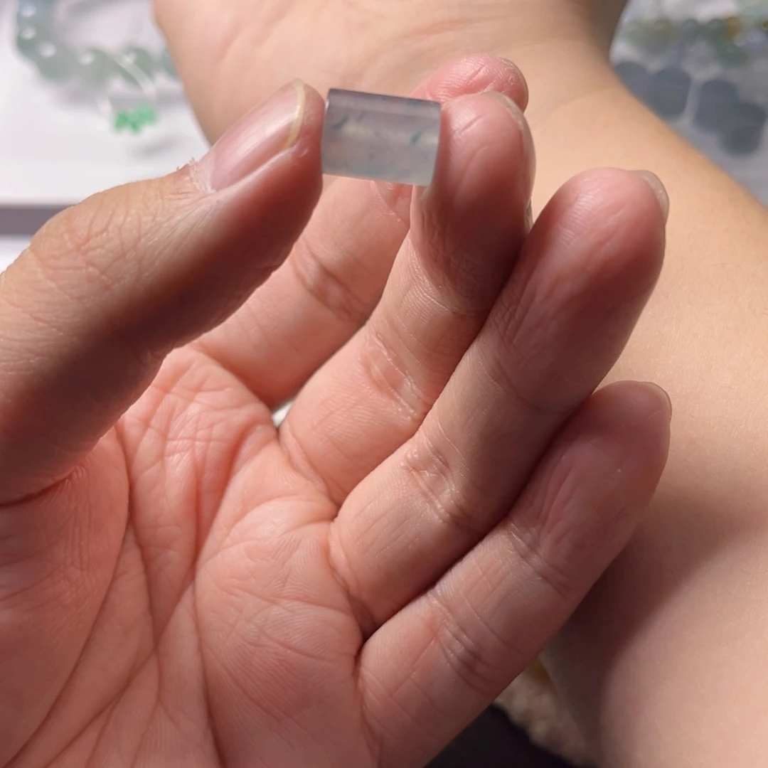 翡翠散珠天然缅甸A货珠子9.6/13