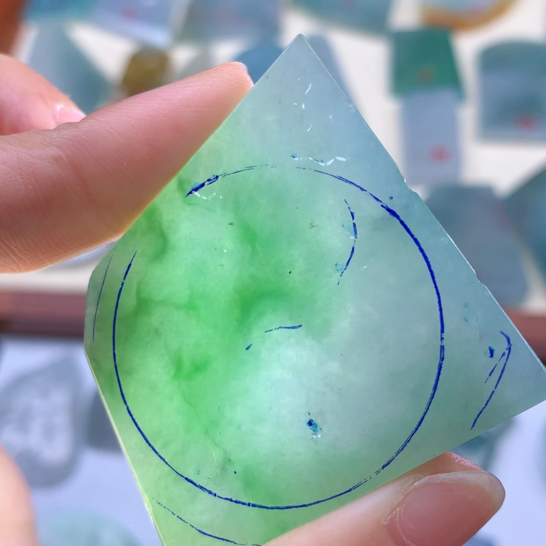 定制翡翠未镶嵌天然缅甸翡翠包工包料