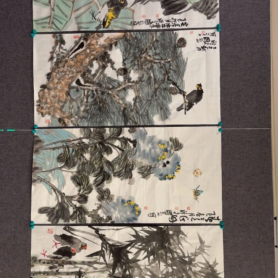 国画单老师作品画作