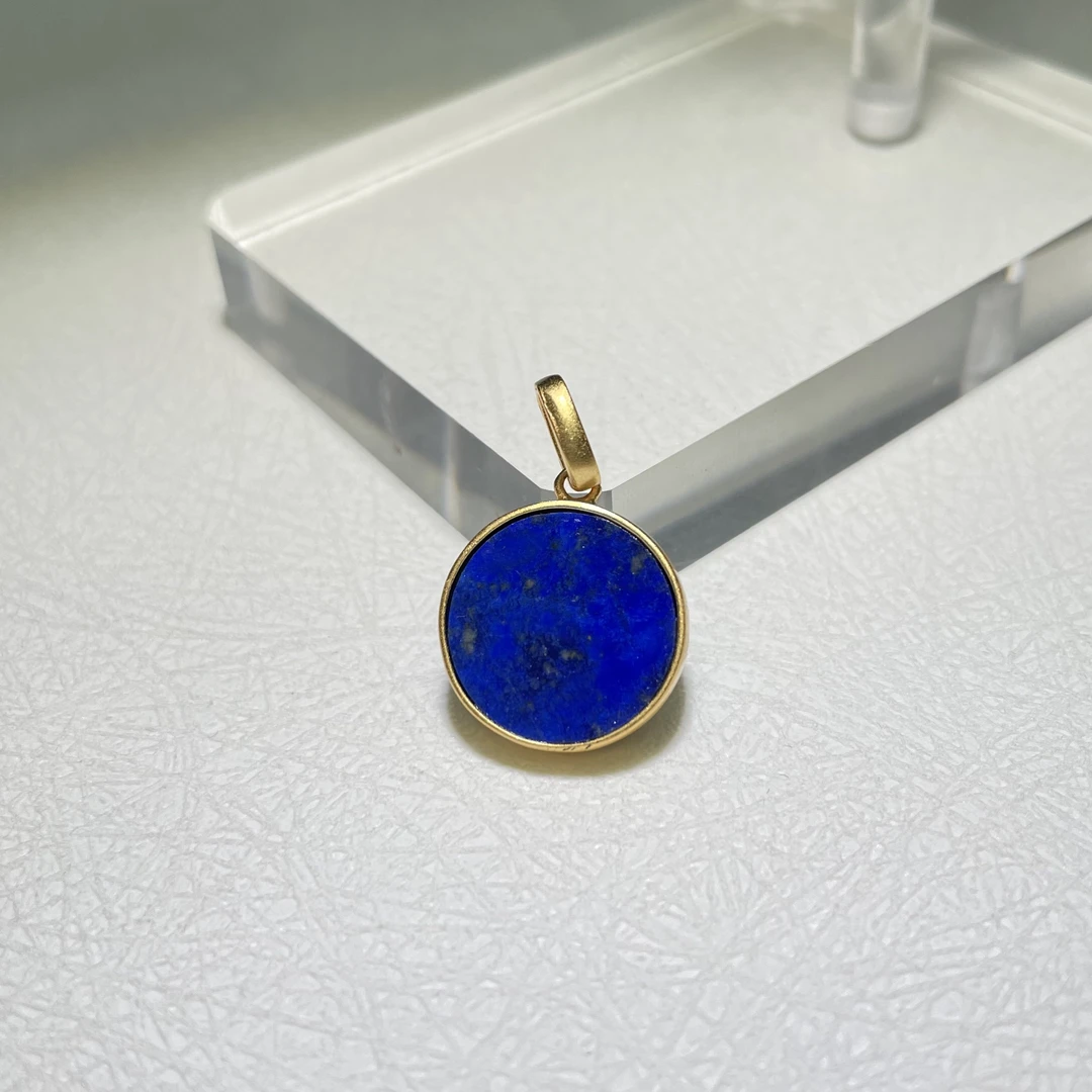 【略懂珠宝】青金石吊坠s925 KT24120222