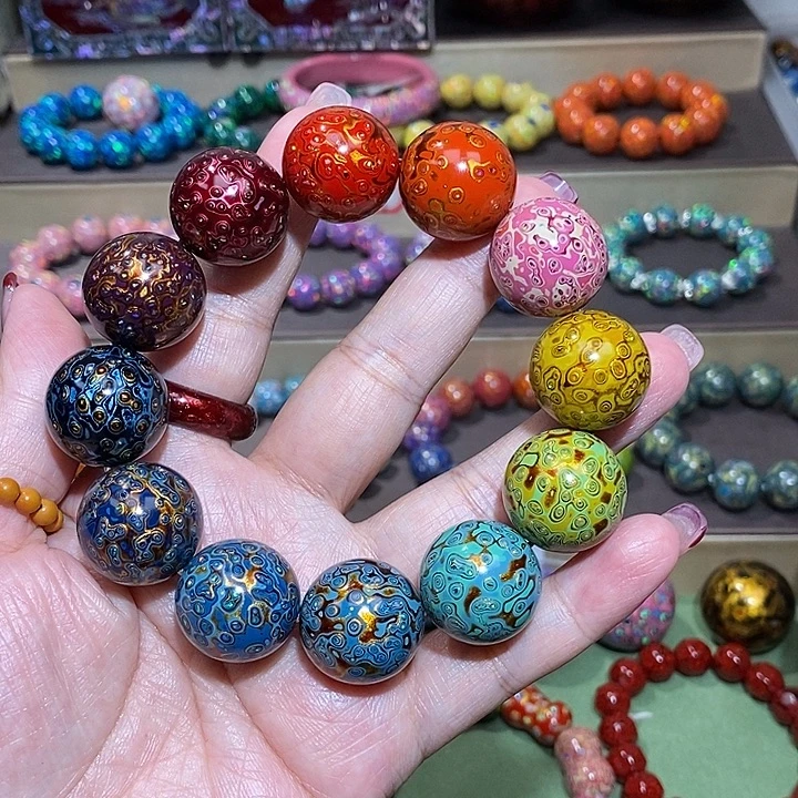 大漆珠2:0多宝手串细欧