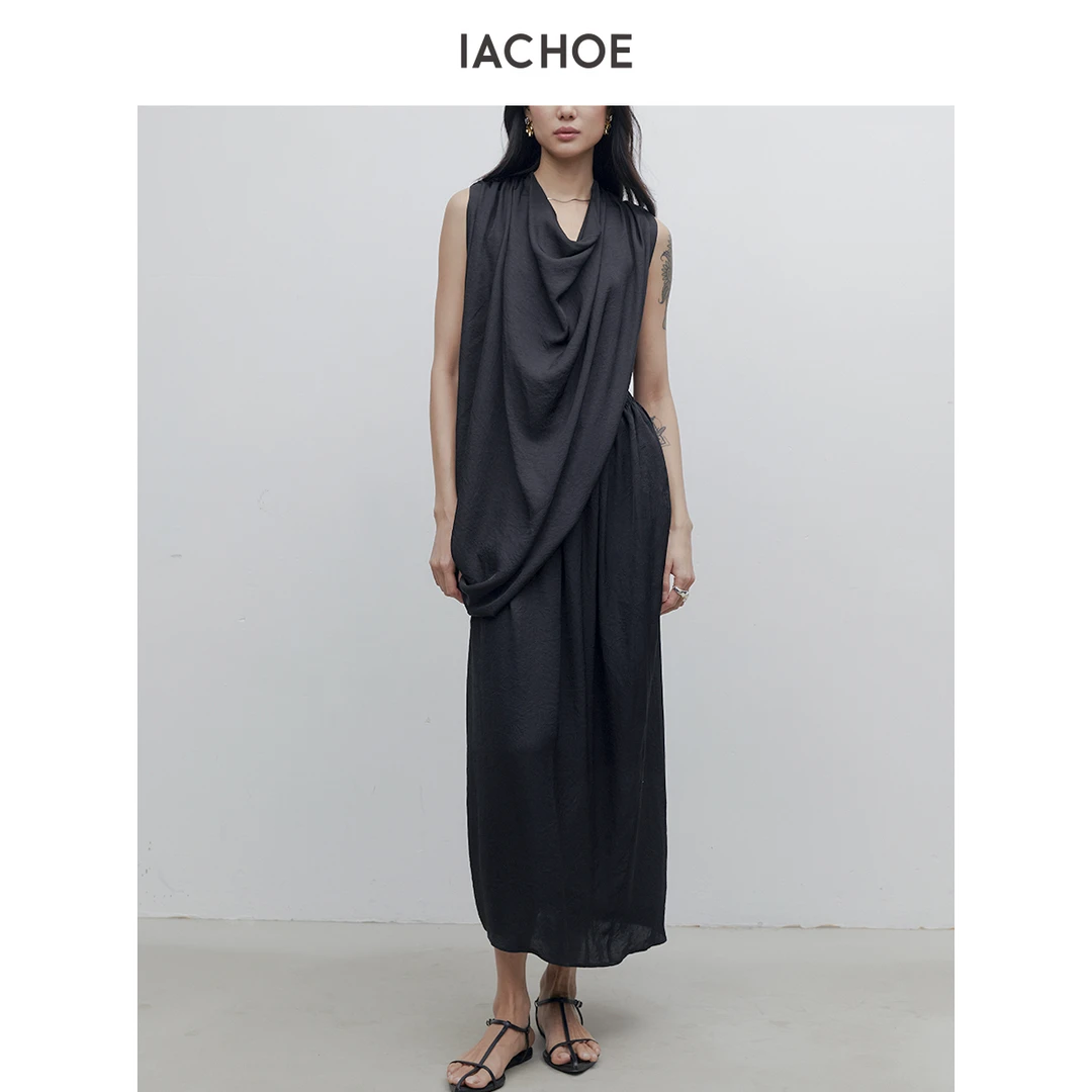 IACHOE【蛋裙】夏季时尚醋酸半身裙3531517015