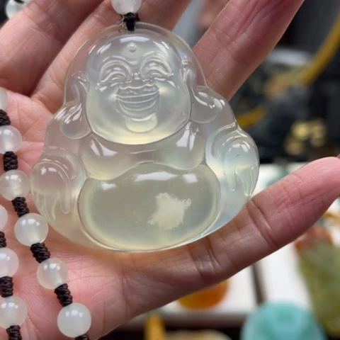 岫玉未镶嵌挂件挂件