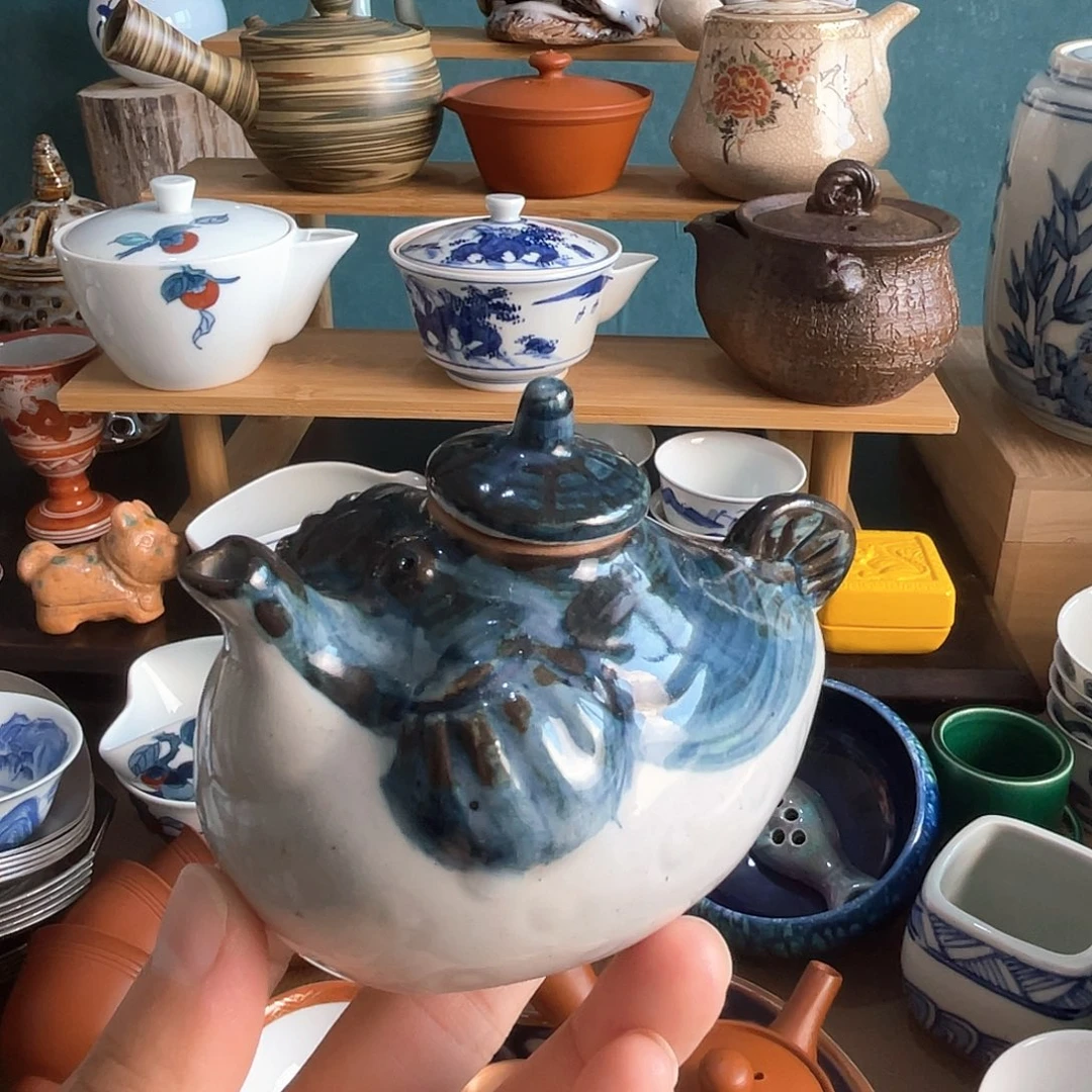 瓷片一个小壶不错的哦